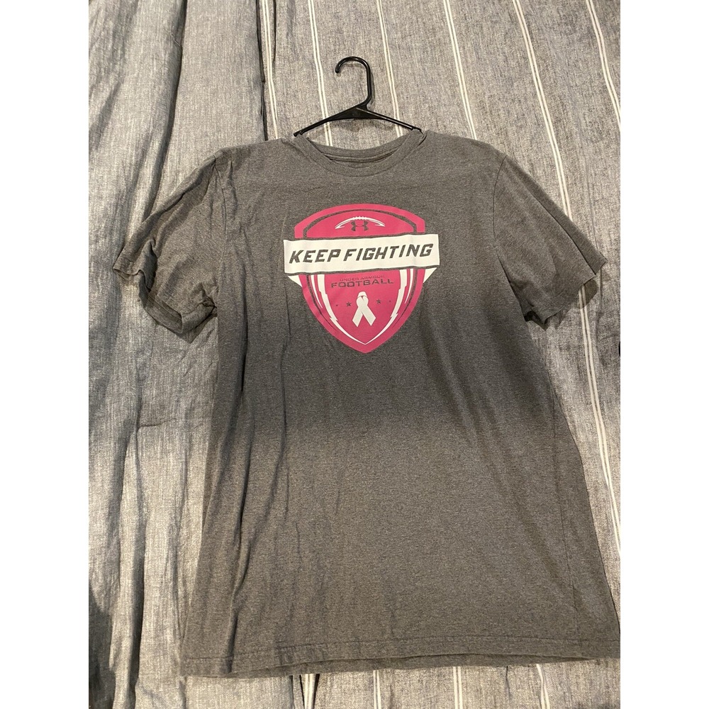 Under Armour Breast Cancer Shirt‎ Mens Medium
